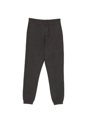 Saint Laurent logo-patch drawstring track pants - Brown