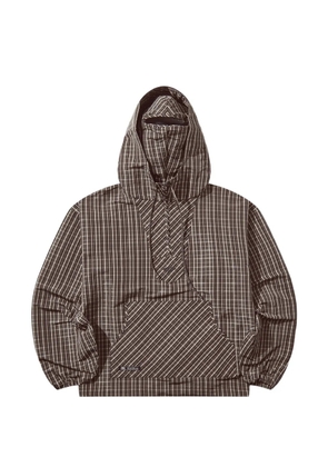 UMBRO checked-pattern jacket - Brown