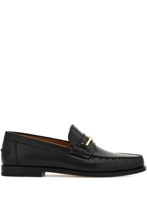 Ferragamo leather loafers - Black
