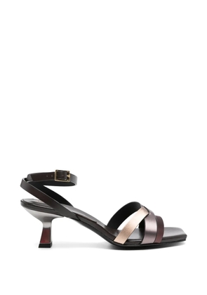 Donnarì strappy leather sandals - Brown