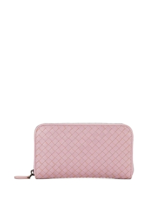 Bottega Veneta Pre-Owned zip-around wallet - Pink