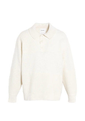 Barrie waffle-effect polo shirt - White