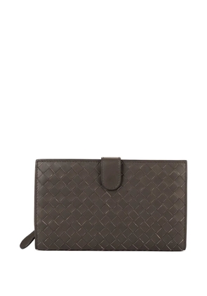 Bottega Veneta Pre-Owned Intrecciato leather wallet - Brown