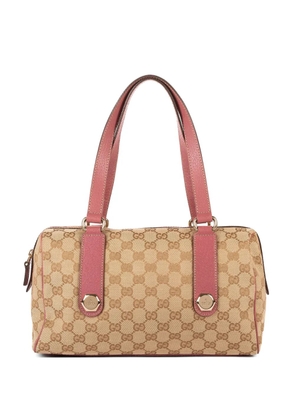 Gucci Pre-Owned Charmy monogram top-handle tote bag - Neutrals