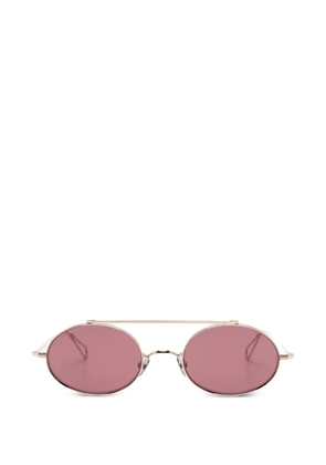 Ahlem Turbigo oval-frame sunglasses - Gold