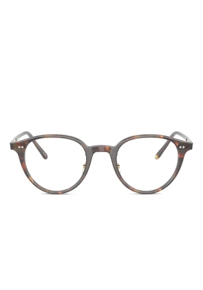 Oliver Peoples Sarelle round-frame glasses - Brown