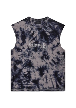 Purple Brand tie-dye sleeveless T-shirt