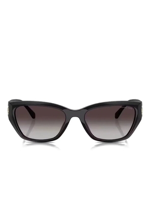 Michael Kors logo-plaque cat-eye sunglasses - Black