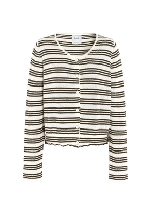 Barrie striped cardigan knit - Neutrals