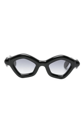 Paloceras Pebble geometric-frame sunglasses - Black