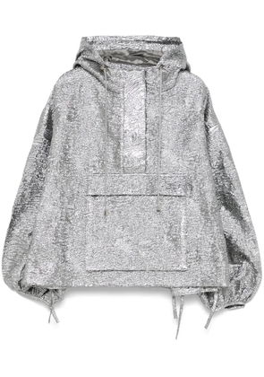 Cecilie Bahnsen Orion hoodie - Silver