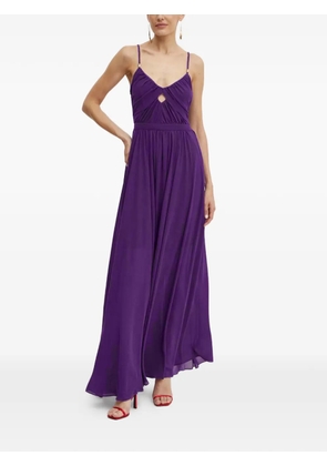 Morgan cut-out detail maxi dress - Purple