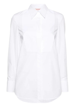 Valentino Garavani panelled-design cotton shirt - White