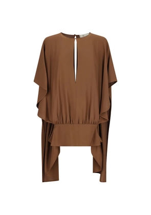 Blumarine ruffled blouse - Brown