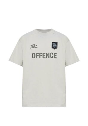UMBRO distressed-effect T-shirt - Grey