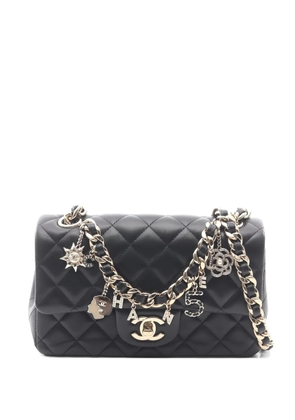 CHANEL Pre-Owned 2020-2021 Mini Coco Charms Flap shoulder bag - Black