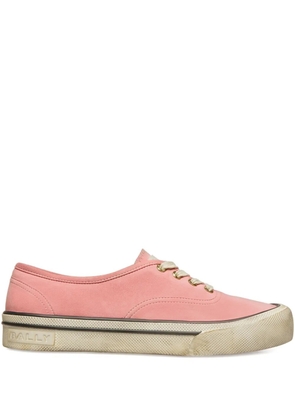 Bally Santa Ana lace-up suede sneakers - Pink