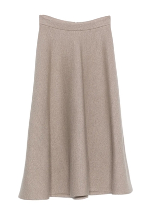 Max Mara Whisky A-line midi skirt - Neutrals