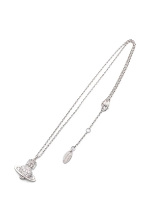 Vivienne Westwood Pre-Owned 20s Agnatha rhinestone orb necklace - Silver