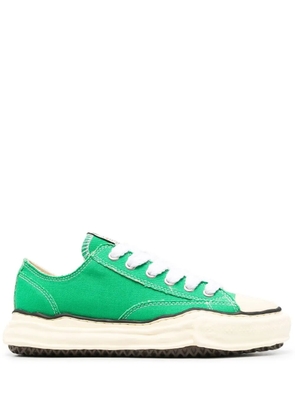 Maison MIHARA YASUHIRO Peterson Original Sole cotton-canvas trainers - Green