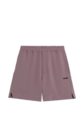 BARROW side-slit shorts - Purple