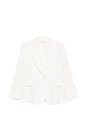 P.A.R.O.S.H. notched lapel blazer - White