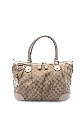 Gucci Pre-Owned 2016-2026 GG Canvas Sukey satchel - Brown