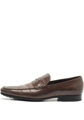 Tod's penny leather loafers - Brown