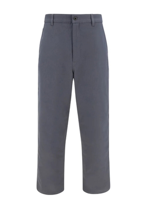Valentino Garavani logo-plaque trousers - Grey