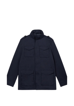 Brooks Brothers epaulettes flap pockets field jacket - Blue