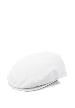 Eleventy cotton beret - White