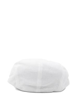 Eleventy cotton beret - White