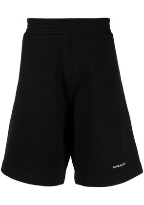 Givenchy logo-print track shorts - Black
