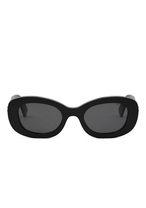 Bvlgari geometric-frame sunglasses - Black