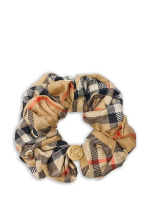Burberry Check silk scrunchie - Neutrals