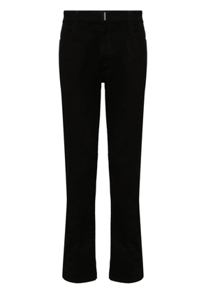 Givenchy logo-plaque slim-cut jeans - Black