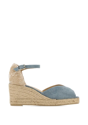 Castañer Bianca canvas wedge espadrilles - Blue