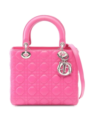 Christian Dior Pre-Owned 2010-2025 Medium Cannage Lady Dior satchel - Pink