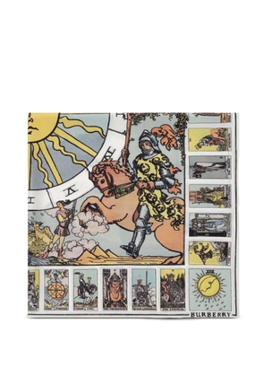 Burberry Tarot silk scarf - Neutrals