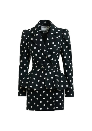 Essentiel Antwerp polka-dot belted mini dress - Black