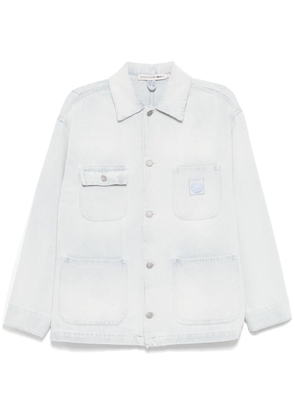 Joshua Sanders logo-patch denim jacket - Blue