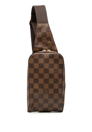 Louis Vuitton Pre-Owned 2005 Damier Ebene Geronimos crossbody bag - Brown