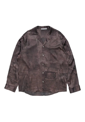 Acne Studios printed shirt - Brown