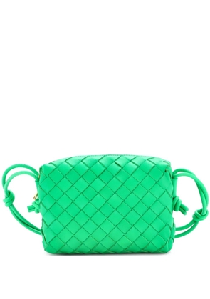 Bottega Veneta Pre-Owned Loop Intrecciato Nappa Mini crossbody bag - Green