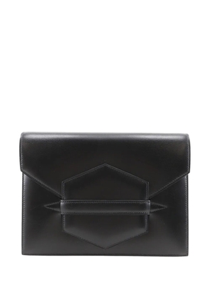 Hermès Pre-Owned 1992 Box Calf Faco clutch bag - Black