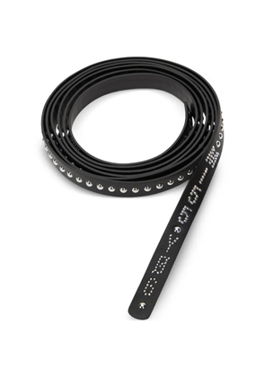 RED(V) studded belt - Black