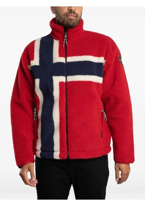 Napapijri T-Fiemme zip-up cardigan - Red