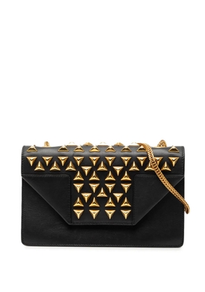 Saint Laurent Pre-Owned 2010-2025 Mini Studded Leather Betty Clous crossbody bag - Black