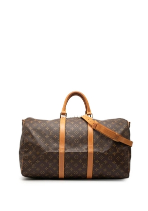 Louis Vuitton Pre-Owned 1990 Monogram Keepall Bandouliere 50 travel bag - Brown