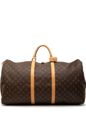 Louis Vuitton Pre-Owned 2001 Monogram Keepall 60 travel bag - Brown